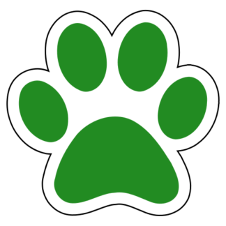 Paw Sticker (Green)